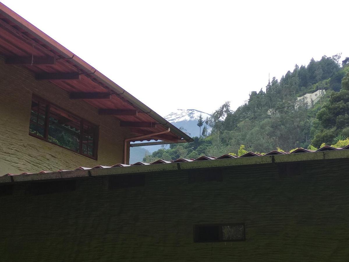 "Casa Verde" En Banos De Agua Santa Con Vista Al Volcan Tungurahua Exterior photo
