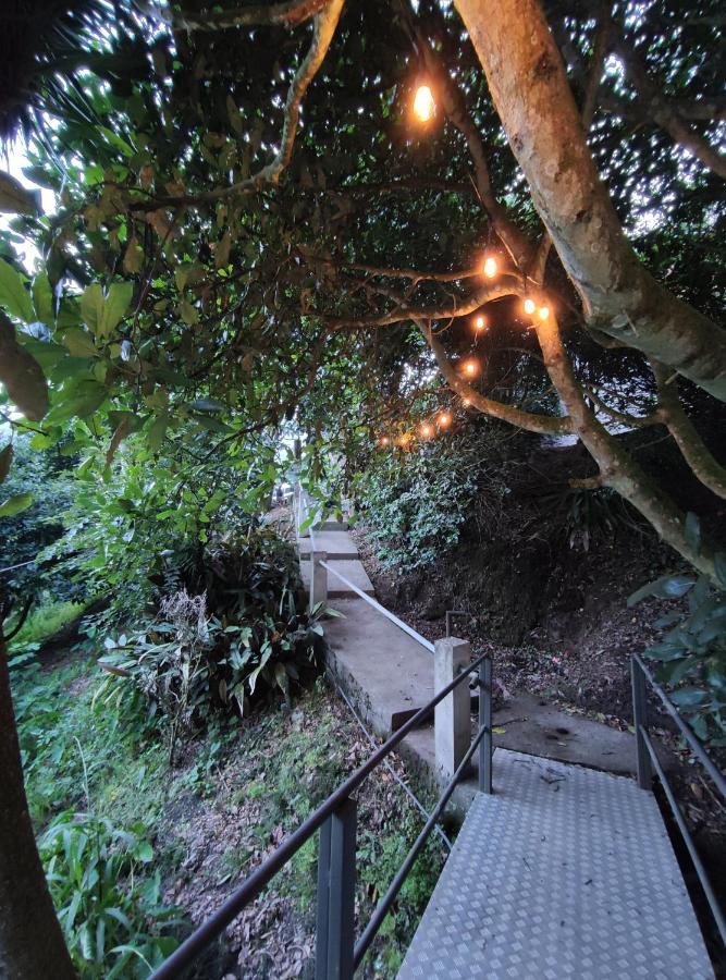 "Casa Verde" En Banos De Agua Santa Con Vista Al Volcan Tungurahua Exterior photo